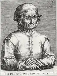 portrait en buste d'un homme réalisé à la mine noire.