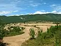 L'extrémité est de la Sachtinska Sredna Gora près de Hisarya.