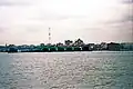 Hoboken Terminal depuis l'Hudson, un après-midi d'automne en 1996.