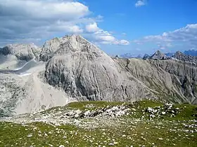 Le Hohes Licht depuis le Rappenseekopf.