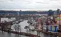 Le port de Holešovice.
