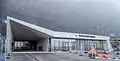 Le bâtiment de la nouvelle gare en 2016