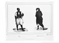Homme et femme noirs