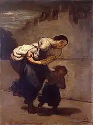 Le Fardeau (La Blanchisseuse), 1850–1853Musée de l'Ermitage, Saint-Pétersbourg