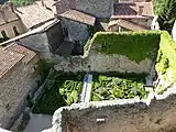 Vue depuis le haut de la tour de guet.