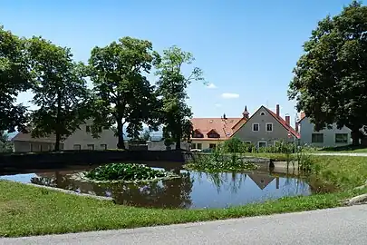 Étang à Hosín.