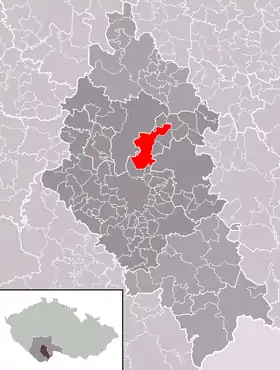 Localisation de Hosín