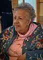 La peintre et artiste multimédia Howardena Pindell en 2019.