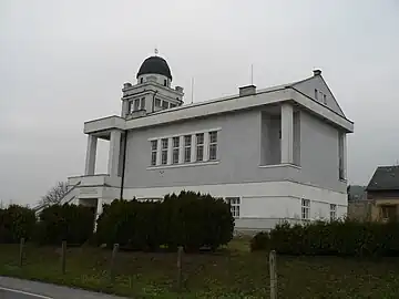 L'église évangélique.