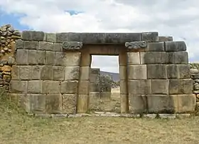 Huánuco Pampa dans les Andes.
