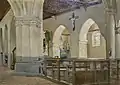 Intérieur de l'église de Nauroy (Marne)