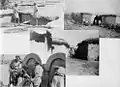 Collage de photos de Huj provenant des archives du Palmach, 1948