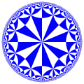 Un autre pavage triangulaire d'ordre infini