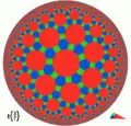 Pavage grand rhombitrihexagonal d'ordre infini