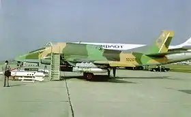 Vue de l'avion.