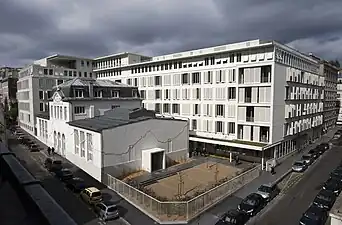 L'Institut de physique du globe de Paris à l'angle des rues Cuvier et Jussieu.