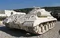 Vue arrière d'un IS-3 exposé au musée Yad la-Shiryon, Israël.