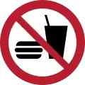 P022 – Interdiction de manger ou de boire