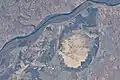 Depuis l'espace, ISS en 2011.
