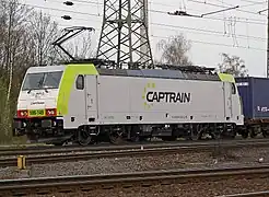...et ici en livrée Captrain, vue à Gremberg (Allemagne).