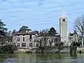 Fresque de l'Assomption dans l'abside de l'église Notre-Dame