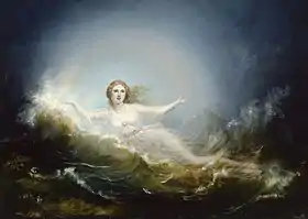 Ilmatar peint par Robert Wilhelm Ekman.