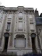Vue de la façade.