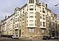 Immeuble à l'angle de la rue Montmartre et de la rue du Docteur-Durande