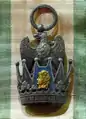 Insigne de chevalier, en argent émaillé (2e type à boules, modèle napoléonien)