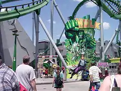 Entrée de l'attraction en 2010.