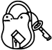 Cadenas et clé