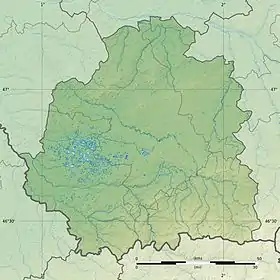 Voir sur la carte topographique de l'Indre