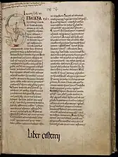 Initiale S, Morales sur Job, Saint Grégoire le Grand. Ms. 169, f. 5r
