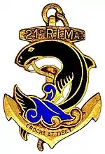 Insigne du 21e RIMa