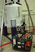 2e jour : mise sous vide des vases Dewar (azote et hélium).