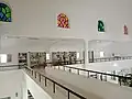 Intérieur de la bibliothèque.