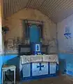 Intérieur de la chapelle Saint-Cuny à Vezin.