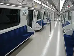 Intérieur d'un omnibus.