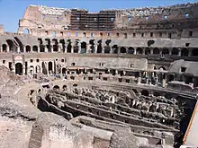 Vue intérieure du Colisée