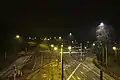 Carrefour avec le Boulevard du Souverain vu de la Passerelle de la Woluwe