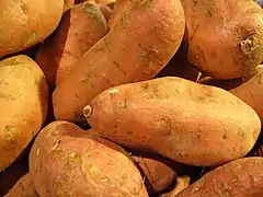 Patates douces.