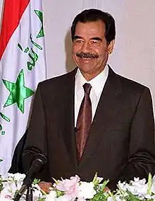 Saddam Hussein,  Irak