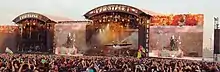 Iron Maiden au Hellfest 2018.