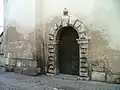 Portail d'entrée sur le mur Sud