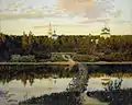 Le Monastère silencieux à Krivoezerski (Isaac Levitan)