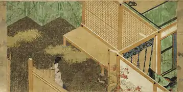 Rouleaux illustrés des Contes d’Ise, XIVe&nbsp;siècle, Musée des Beaux-Arts Kubosō.