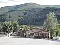 Vue depuis la place centrale, en direction du sud