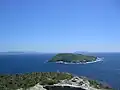 Île de Onza depuis l'Île de Ons.