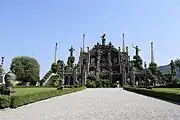 L'amphithéâtre baroque du palais Borromée.