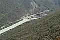 Centrale hydroélectrique de Solkan (32&nbsp;MW) sur la Soča, 2010.